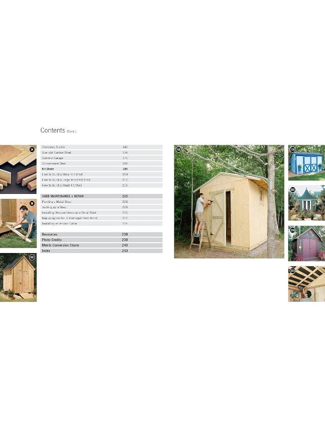 The Complete Guide to Sheds Updated 4th Edition: Design and Build a Shed: Complete Plans, Step-by-Step How-To