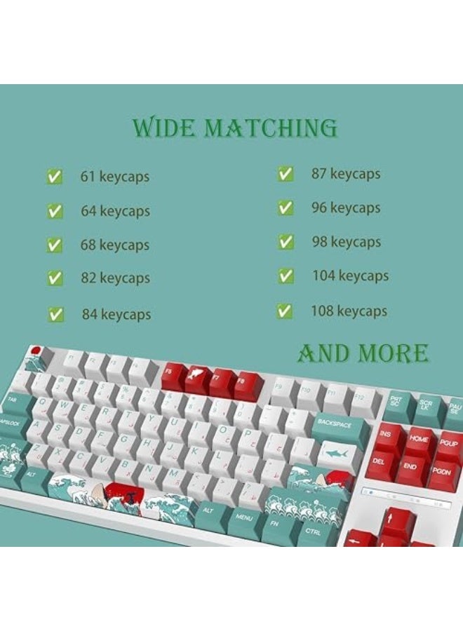 أغطية مفاتيح الأبجدية العربية 125 مفتاحًا أغطية مفاتيح مخصصة للألعاب بروفايل XDA صبغ PBT تصميم عربي وأمريكي لمفاتيح Cherry MX 61 62 64 68 84 87 104 108 980K لوحة مفاتيح ميكانيكية - Image 5