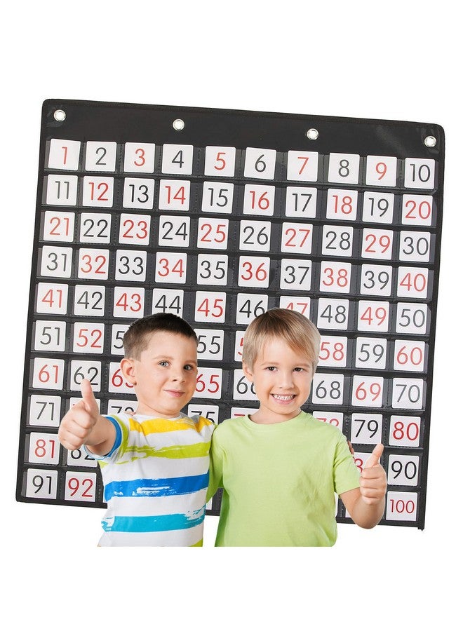 Fun Express Count To 100 Pocket Chart 101 Pieces Educational And Learning Activities For Kids - Image 1