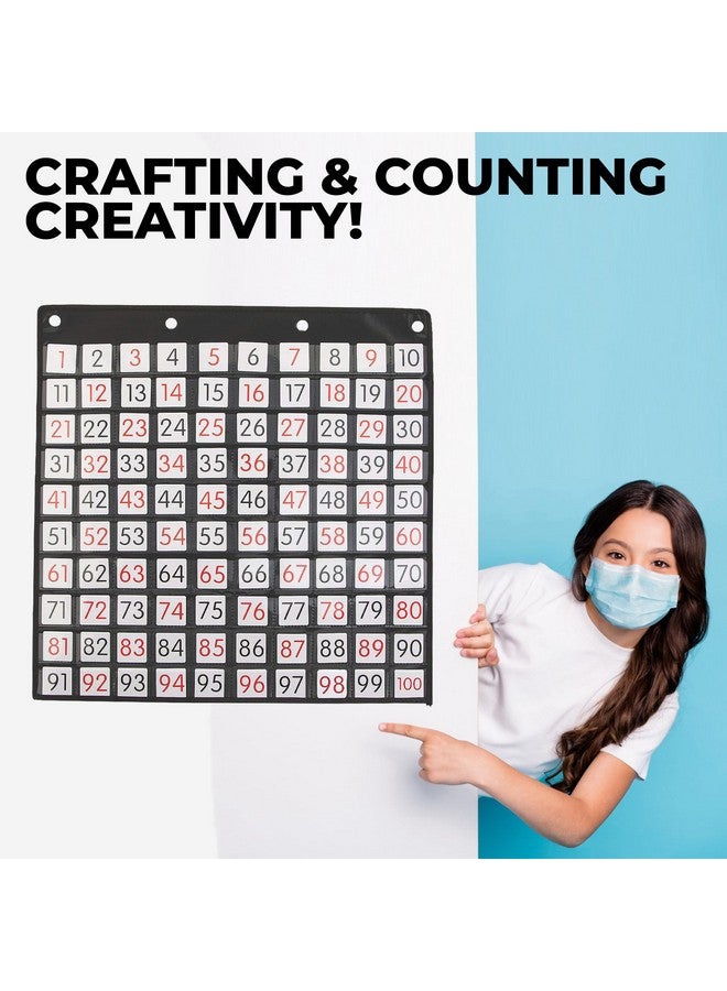 Fun Express Count To 100 Pocket Chart 101 Pieces Educational And Learning Activities For Kids - Image 4