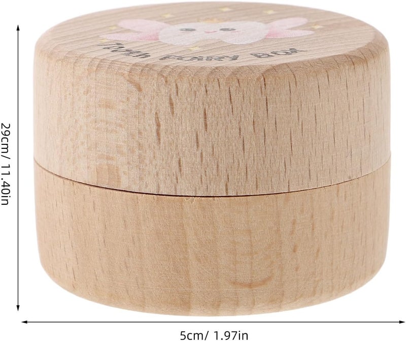 Riyadh Jeddah Dammam ship SHERCHPRY Wooden Tooth Keepsake Box with Fetal Hair Storage Lost Teeth Collector for Boys and Hair Memory Storage Case Space saving design picks Priority based order prep All-round applied quality Leakproof sealed Wide range expanded design Carefully selected material All region coverage Reliable daily use design User feedback upgraded quality Proper storage environment Global sizing options Hardness boosted processed substance All storage space compatible Varied available picks All-season available stock All preference matching build Repeated assemble detach compatible Trendy natural tone options Personal & public compatible Balanced structure One piece build Tight fitted parts Diverse operating method fit Globally selected raw material - Image 2