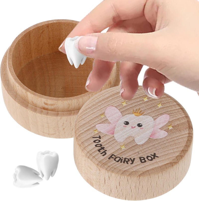 Riyadh Jeddah Dammam ship SHERCHPRY Wooden Tooth Keepsake Box with Fetal Hair Storage Lost Teeth Collector for Boys and Hair Memory Storage Case Space saving design picks Priority based order prep All-round applied quality Leakproof sealed Wide range expanded design Carefully selected material All region coverage Reliable daily use design User feedback upgraded quality Proper storage environment Global sizing options Hardness boosted processed substance All storage space compatible Varied available picks All-season available stock All preference matching build Repeated assemble detach compatible Trendy natural tone options Personal & public compatible Balanced structure One piece build Tight fitted parts Diverse operating method fit Globally selected raw material - Image 5