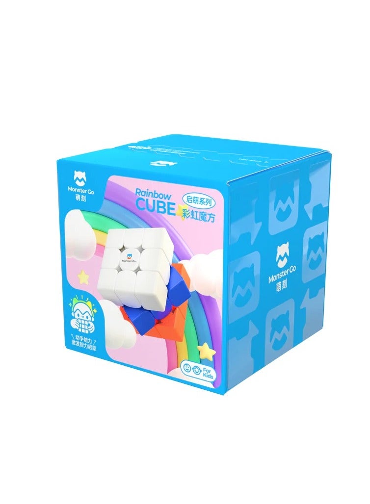 جانكيوب سلسلة مونستر جو باي غان رينبو 3X3 ترينر كيوب المبتدئة - Image 2