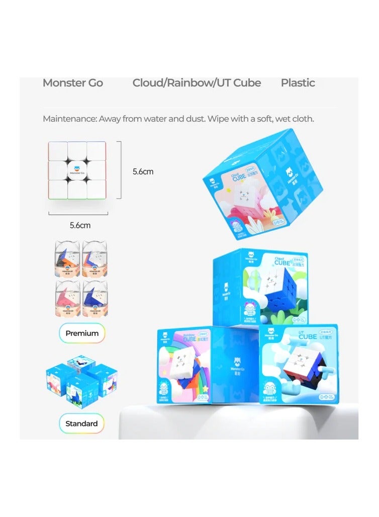 جانكيوب سلسلة مونستر جو باي غان رينبو 3X3 ترينر كيوب المبتدئة - Image 3