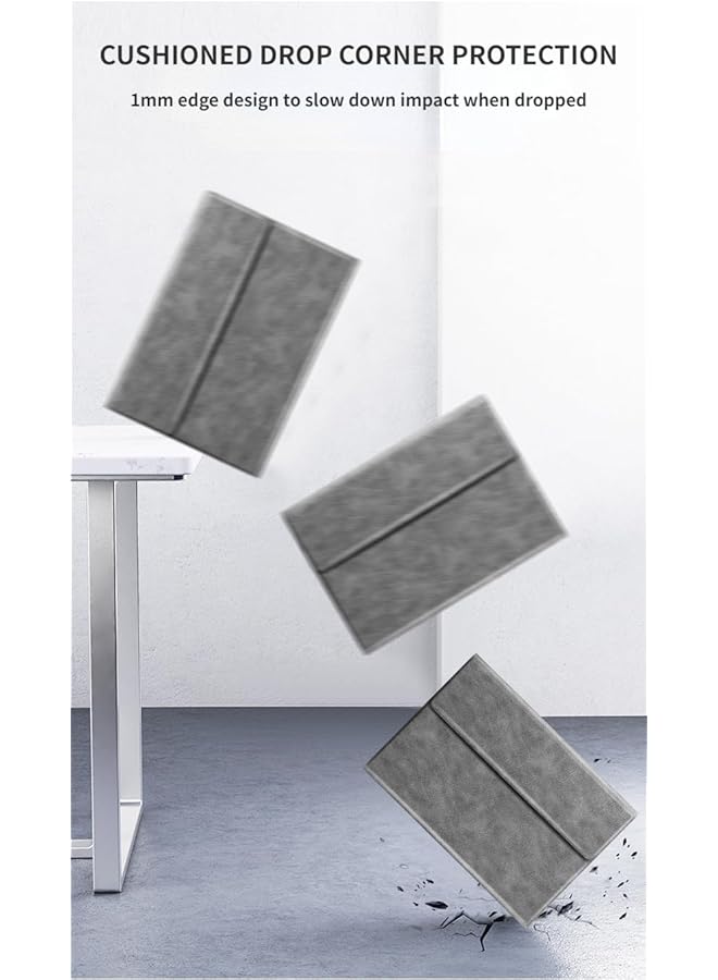 إيروريكس حافظة واقية مناسبة لجهاز Huawei Matebook E مع حامل قابل للطي ولوحة مفاتيح تعمل باللمس بتقنية البلوتوث Drr-W76 مع امتصاص مغناطيسي باللون الأسود - Image 2