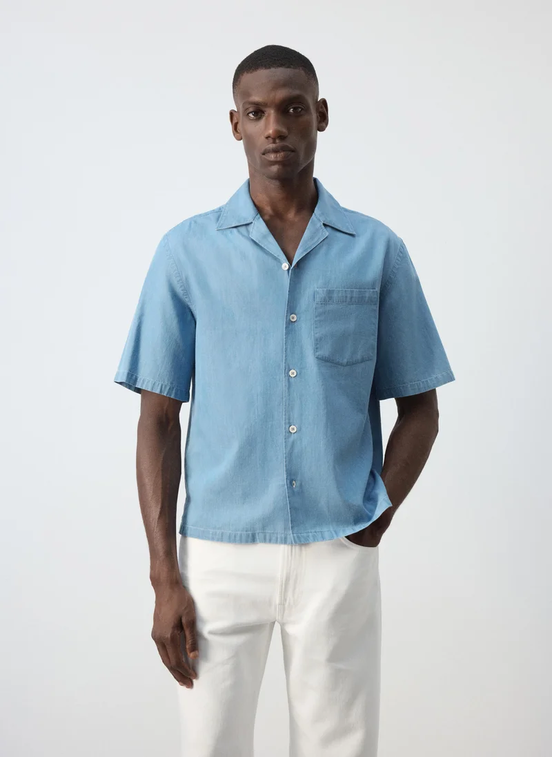 100% Cotton Bowling-Collar Shirt