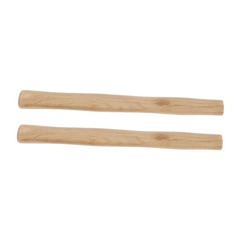 Wooden Hammer Handle Replacement 2 Pcs 35 5X3X2 3 Cm Cushion Grip Woodworking Mallet - Image 2