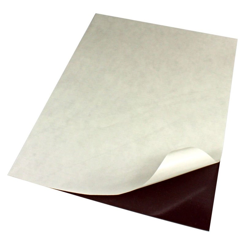 Flexible Steel Vinyl MagneticallyReceptive Sheet 0025in Thick Letter Size 85x11 inch Adhesive Backed Peel and Stick 1