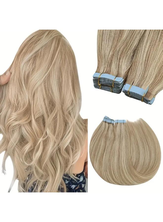 Bluejw Real Hair Seamless Hair PU Wig Film Hair Real Hair Silk Hair Extensions Tape In Hair - Image 2