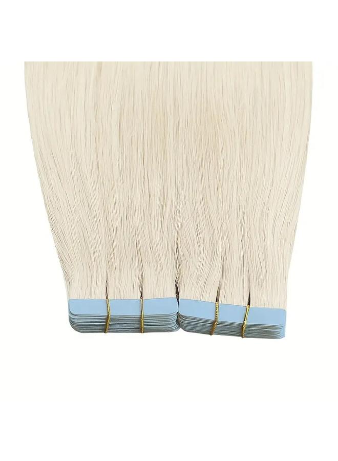 Bluejw Real Hair Seamless Hair PU Wig Film Hair Real Hair Silk Hair Extensions Tape In Hair - Image 5