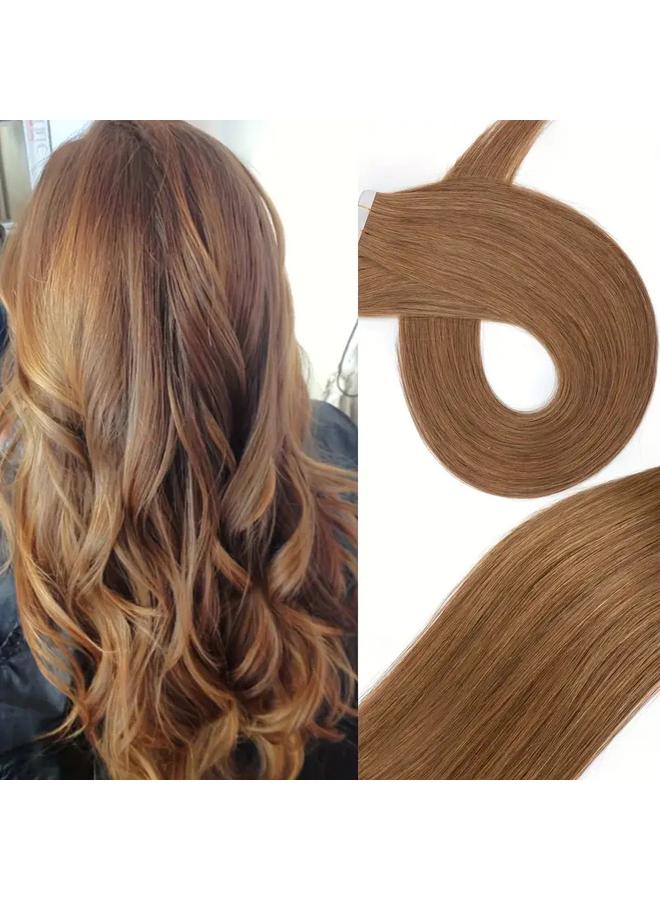 Bluejw Real Hair Seamless Hair PU Wig Film Hair Real Hair Silk Hair Extensions Tape In Hair - Image 1