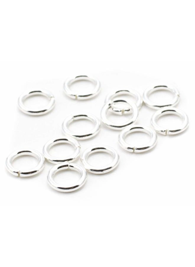 Cousin DIY 4mm Sterling Silver Open Jump Ring - 25pc  - Image 1