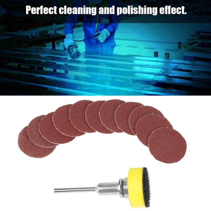 Ufolet Sanding Discs, Sanding Discs Hook, Convenient Use Grit Orbital Sandpaper Low Cost 100Pcs 1" for Artificial Stone Furniture - Image 3