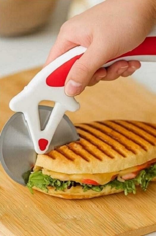 MOBDESK [ Combo Set ] Space-saving Nesting Scoop | Multi-function Cheese Grater | Sharp Rotary Pizza Cutter | Dishwasher Safe Cooking Tools | Shredding Cold Butter, Slicing Pizza, Scooping Sugar, Rice - Image 5