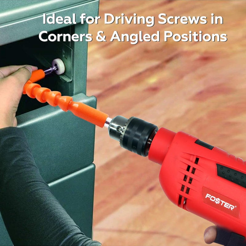 Foster Fk3513 Pro Reversible Impact Driver Drill Machine 130Pcs Hand Tool Kit 13Mm Chuck Size 650W - Image 4