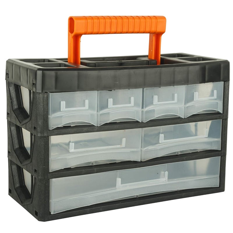 BLACK+DECKER BLACKDECKER BDST738298 Small Portable Cabinet for MultiPurpose HomeTool Storage with Carry Handle 7 DrawersPlastic  - Image 1