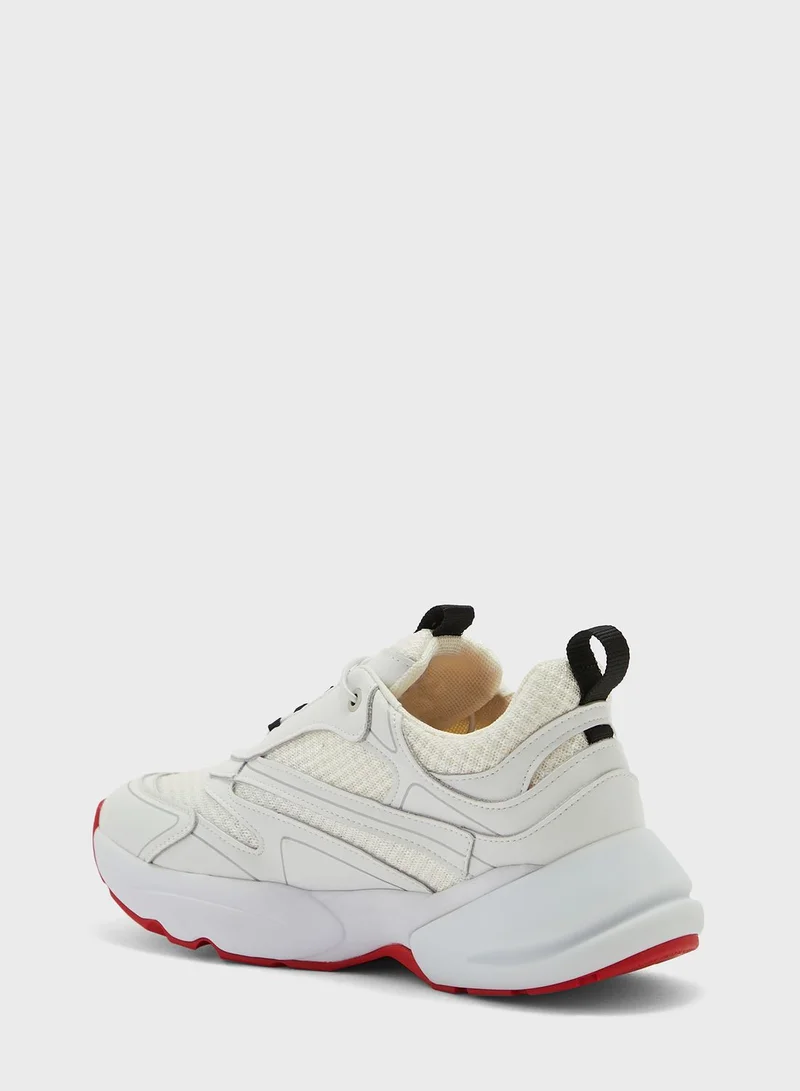 Love Moschino Lace Up Low Top Sneakers