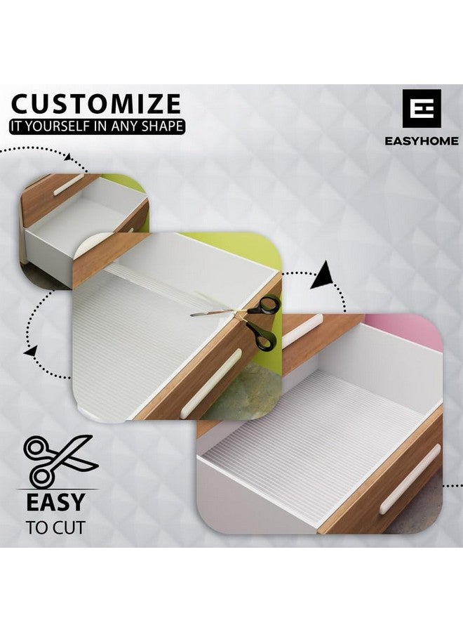EASY HOME Multipurpose EVA Anti-Slip Mat (45cm x 10 Meter, Clear Lines) - Waterproof, Washable Shelf Liner Roll Sheet for Kitchen, Bathroom, Drawers, Cabinets, Fridge & Table Mat - Image 5