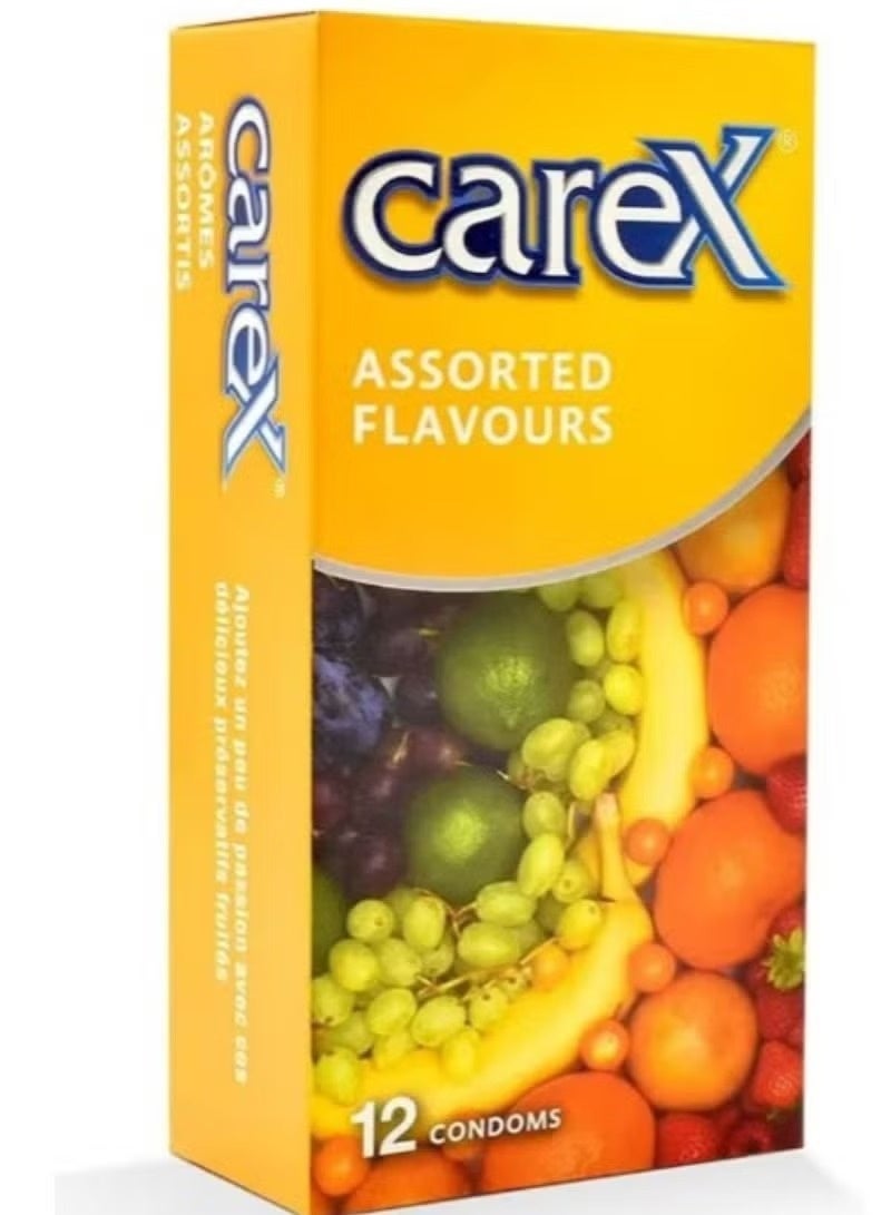 careX Pack Of 12 Boxes Assorted Flavours Condoms - Image 2