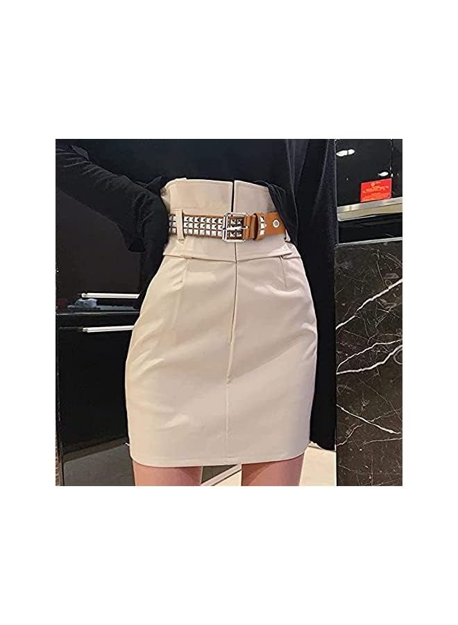 بروماس MAKINGTEC 2 أنماط برشام رصع حزام الشرير للجنسين الهرم حزام معدني حزام جلد كلاسيكي أسود رصع حزام جلد خمر الشرير الصخرة جروميت حزام للنساء الرجال القوطية حزام الجينز الملابس والاكسسوارات - Image 2