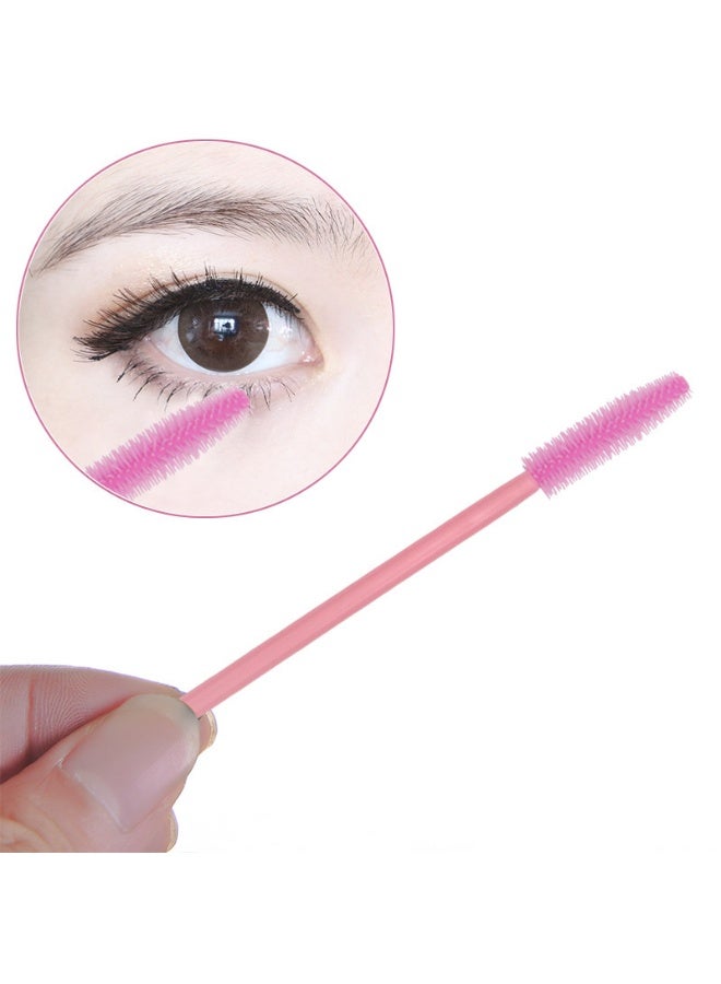 D'AMMA'N Disposable Silicone Eyelash Brushes 50pcs Colorful Lash Spoolies for Lash Extension & Eyebrow Grooming - Image 4