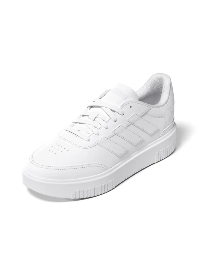 Adidas Adidas Courtblock Bold W White Sportswear Shoes For Women