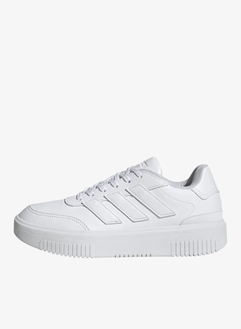 Adidas FTWWHT/FTWWHT/FTWWHT Courtblock Shoes for Women | Best Price UAE