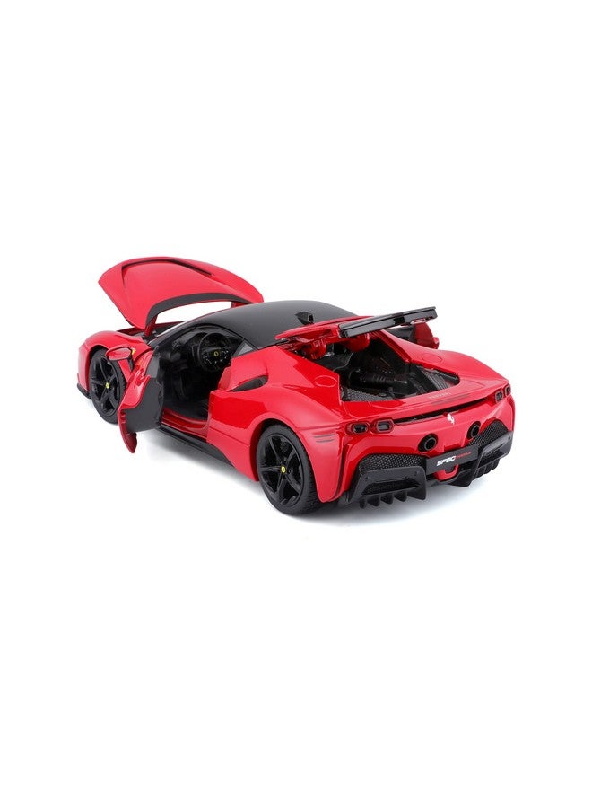 Bburago 1:18 R&P SF90 Stradale, Red - Image 2