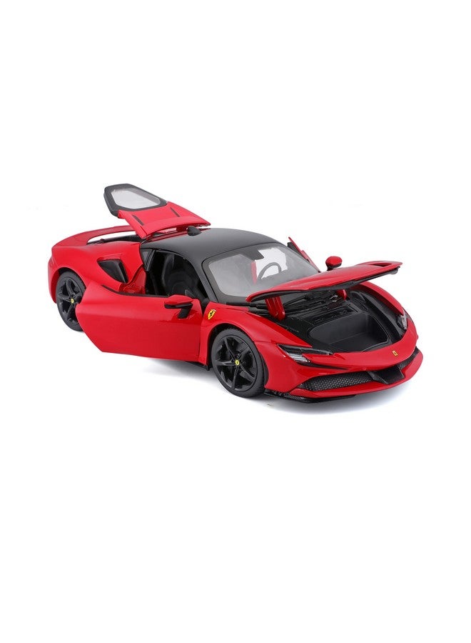 Bburago 1:18 R&P SF90 Stradale, Red - Image 3