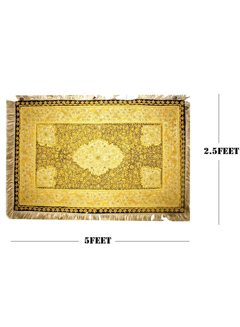 Antique Museum WALL HANGING MUGAL EMPEROR 2.5x5 FT-AAK93-BI10  - Image 4