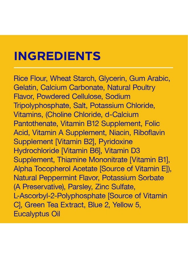 Pedigree Dentastix Dental Dog Treats For Toy/Small Dogs Fresh Flavor Dental Bones, 1.54 Lb. Value Pack (102 Treats)  - Image 4