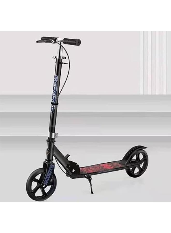 سكوتر بعجلة كبيرة للأطفال من كول بيبي - عجلة بولي يوريثان كبيرة مقاس 200 مم، حد وزن 220 رطل، سطح مقوى عريض، ارتفاع قابل للتعديل باستخدام الألومنيوم الفاخر، سهل الطي، ركوب سلس وسريع للأطفال بعمر 12 عامًا - Image 2