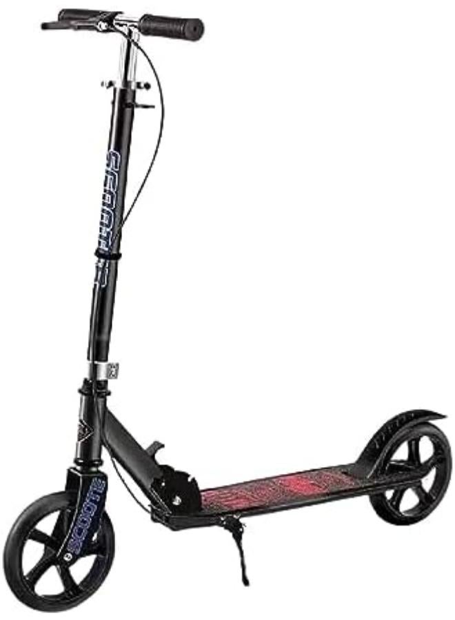 سكوتر بعجلة كبيرة للأطفال من كول بيبي - عجلة بولي يوريثان كبيرة مقاس 200 مم، حد وزن 220 رطل، سطح مقوى عريض، ارتفاع قابل للتعديل باستخدام الألومنيوم الفاخر، سهل الطي، ركوب سلس وسريع للأطفال بعمر 12 عامًا - Image 1