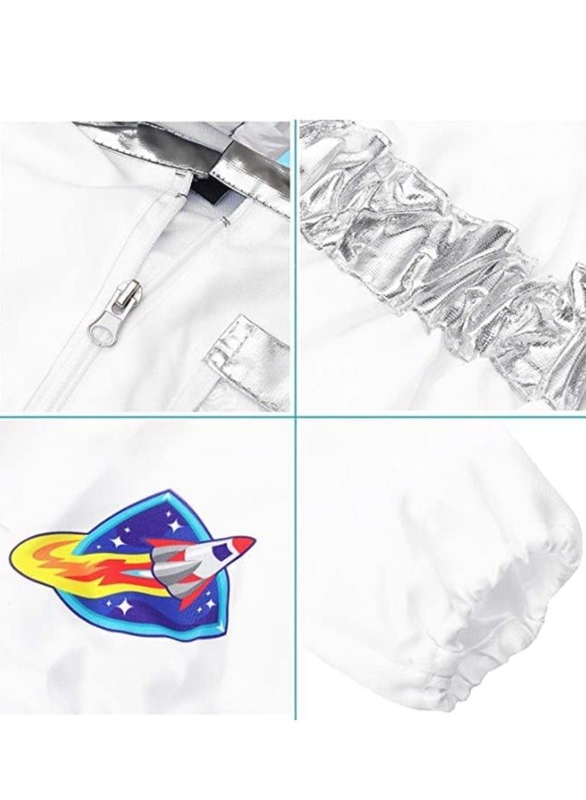 دوركو زي فضائي رائد الفضاء للأطفال ، الفضاء يتظاهر بلبس لعب الأدوار مجموعة للأطفال كوسبلاي ، زي لعب الأدوار مجموعة للأطفال كوسبلاي الأعمار 4-7 - Image 5