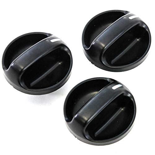 Red Hound Auto Set of 3 - Compatible with Toyota Tundra Truck 2000-2006 Control Knobs Dials Heater AC or Fan Replacement Full Air Conditioner - Image 5