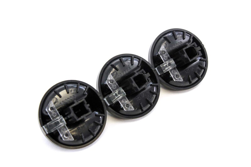 Red Hound Auto Set of 3 - Compatible with Toyota Tundra Truck 2000-2006 Control Knobs Dials Heater AC or Fan Replacement Full Air Conditioner - Image 4
