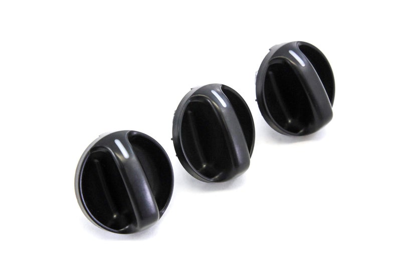Red Hound Auto Set of 3 - Compatible with Toyota Tundra Truck 2000-2006 Control Knobs Dials Heater AC or Fan Replacement Full Air Conditioner - Image 2