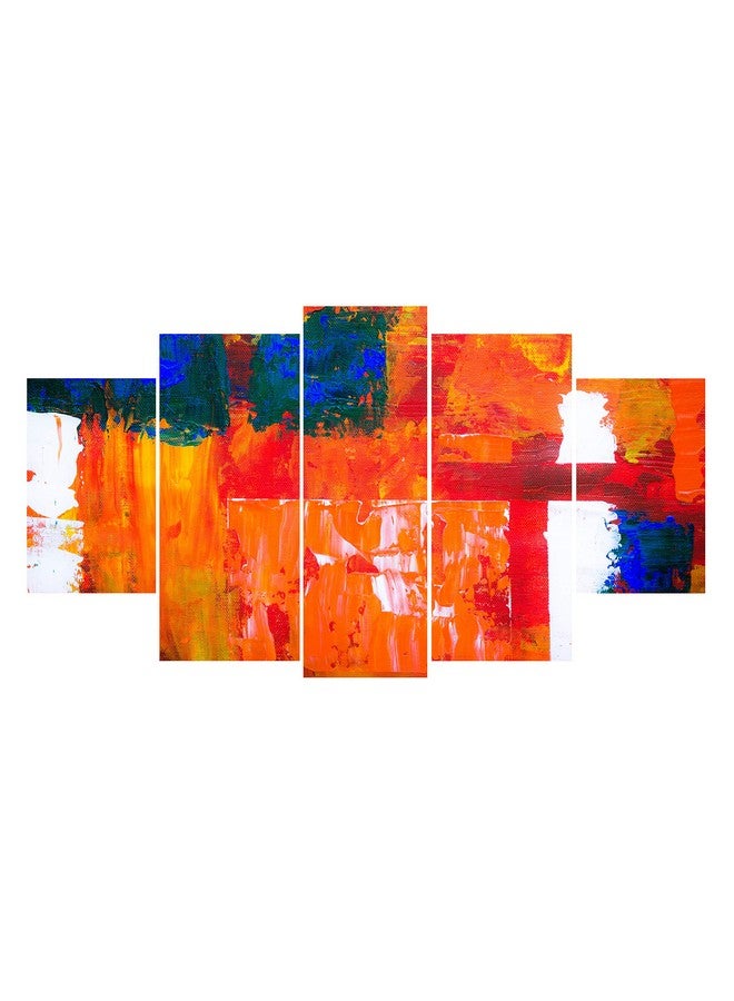 KARTIK™ Digital Print 5 Panel Painting 6 Wall Decor Wall Art Wooden Painting Wallpapers for Home, Office & Gift(30 x 17.5 Inches) - Image 1
