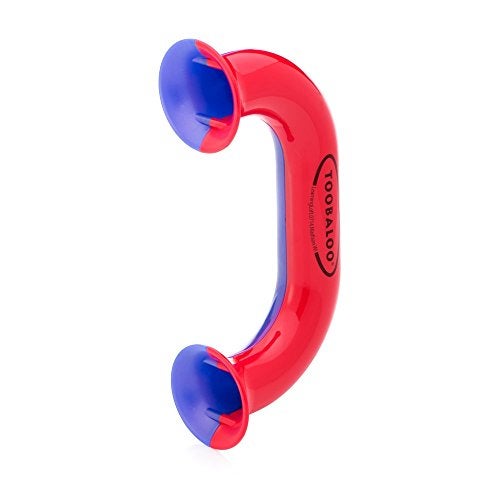 Learning Loft (Red/Purple) Toobaloo Auditory Feedback Phone – Accelerate Reading Fluency, Comprehension and Pronunciation with a Reading Phone. - Image 1