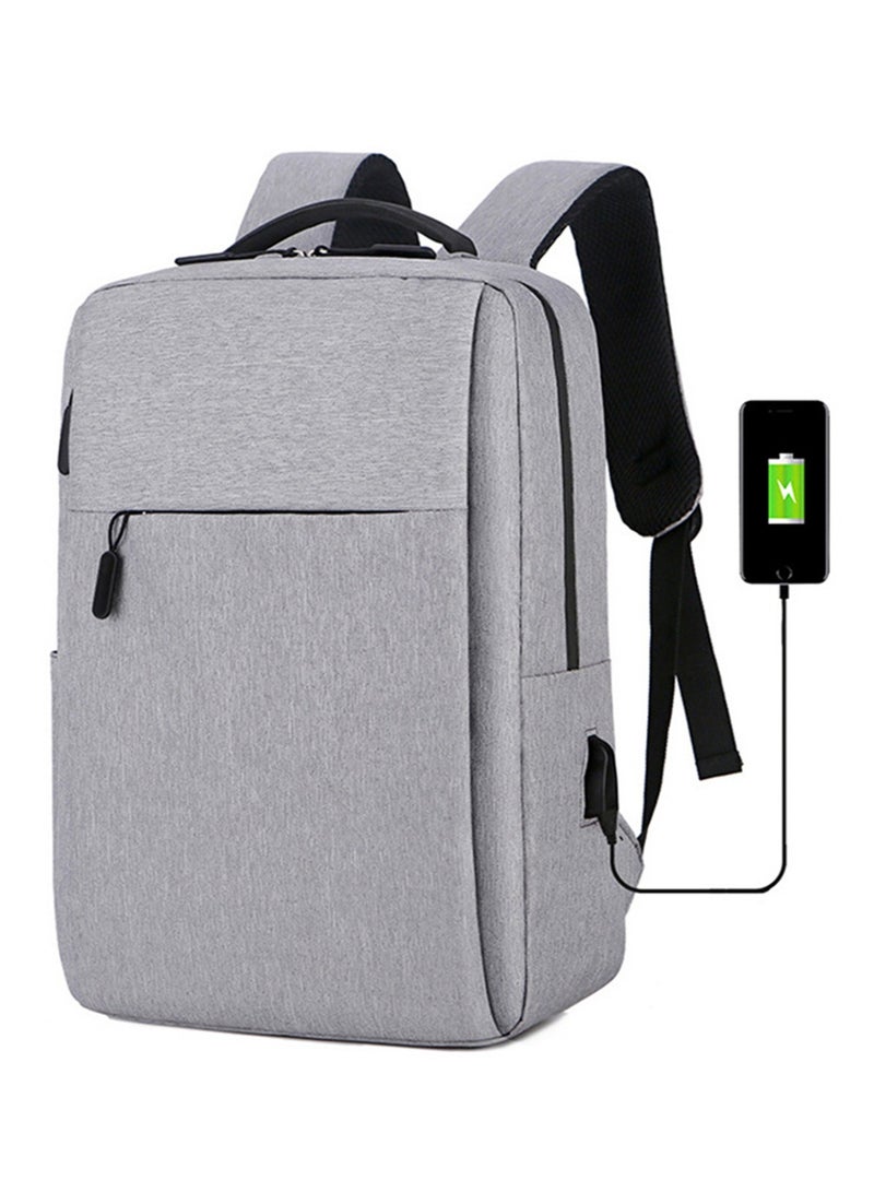 Laptop Backpack 15.6 Inch, Business Travel Backpack with USB Charging Port, Lightweight Bag for Work Study Office - Image 1