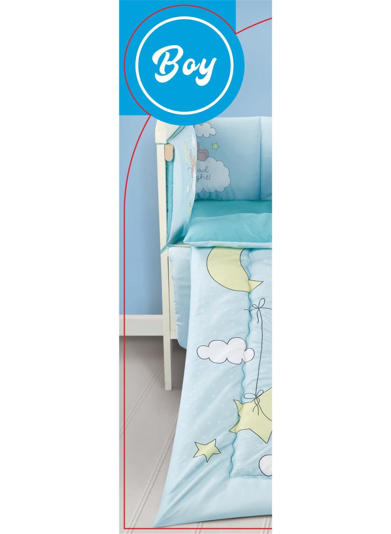 هورس مفرش حواجز سرير اطفال 5 قطع صيفي ليمنح طفلك الراحة - Image 2