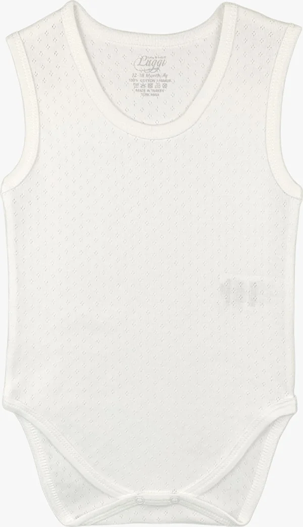 Luggi Baby 5 Piece Jacquard Undershirt Body Baby Boy 0-3 Years