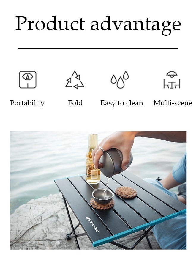 Generic Folding Portable Camping Table Beach Table for Picnic Outdoor Cooking Backpacking Travel  - Image 3