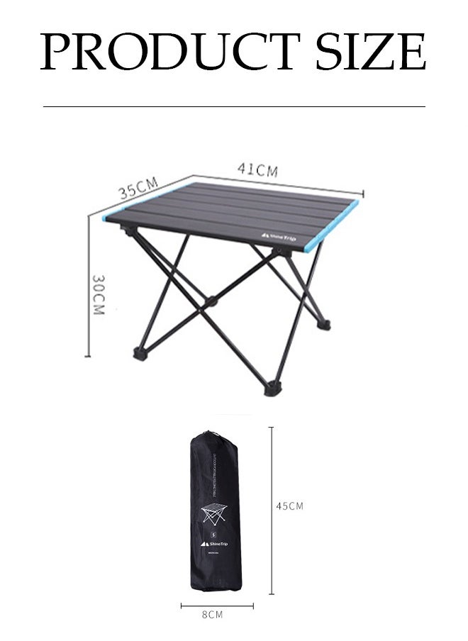 Generic Folding Portable Camping Table Beach Table for Picnic Outdoor Cooking Backpacking Travel  - Image 2