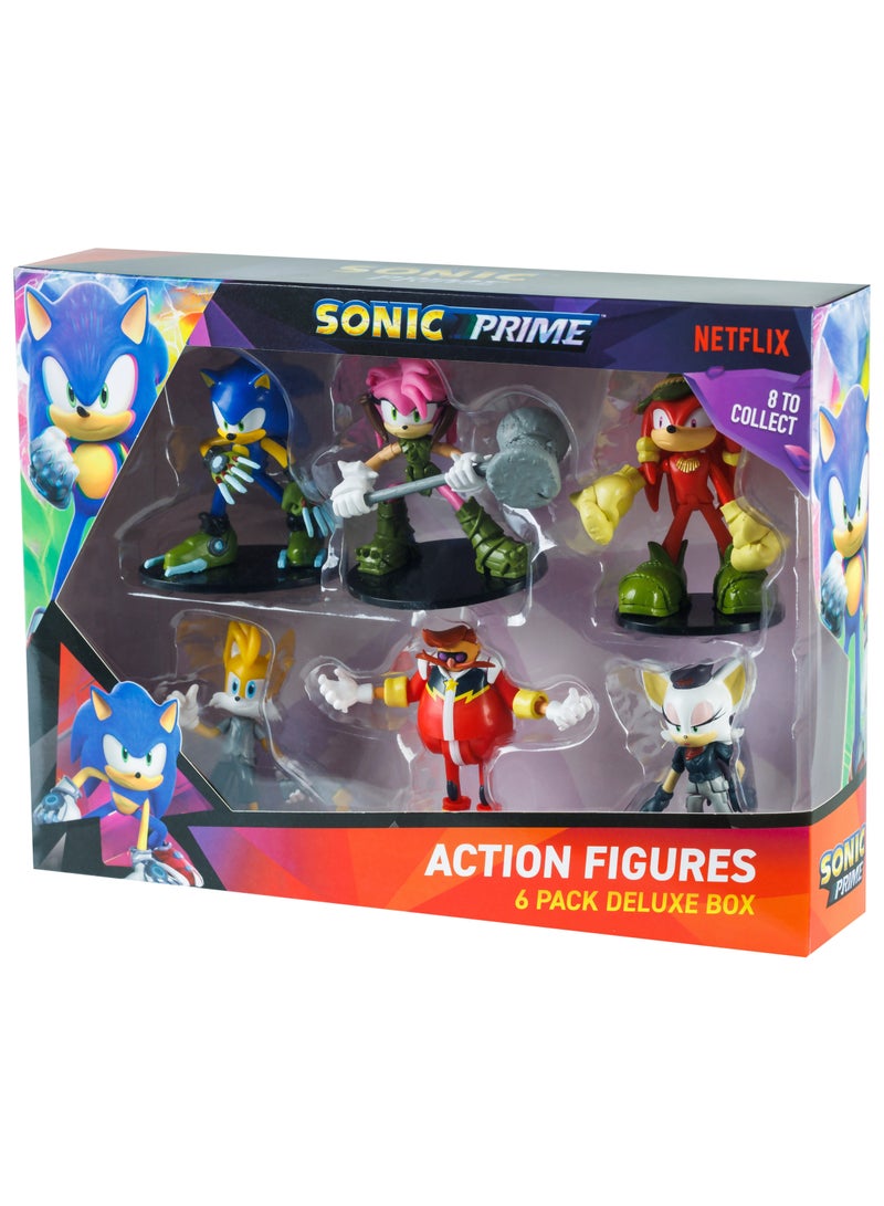Sonic Articulated Action Figures 6 Pack Deluxe Box - Image 2
