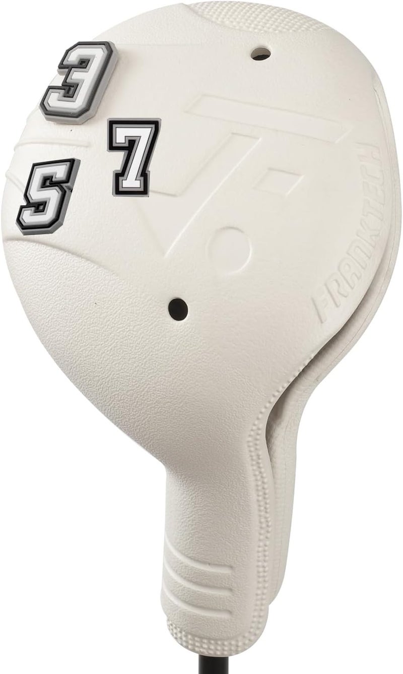FRANKTECH Golf Head Covers, EVA Plastic Golf Club Covers for Driver Fairway Woods Hybrid, Driver Headcover with Pins, Fit All Right-Handed Golf Clubs, Easy On Off, Washable - Image 1