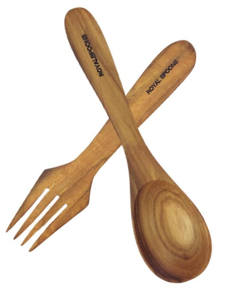ARMAN SPOONS Believe in Quality Travel Kit Wooden Spoon Fork and Chopsticks Set Genuine Teak Wood Flatware Cutlery Set Reusable Washable and Durable Set ChopsticksSpoonFork - Image 2