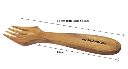 ARMAN SPOONS Believe in Quality Travel Kit Wooden Spoon Fork and Chopsticks Set Genuine Teak Wood Flatware Cutlery Set Reusable Washable and Durable Set ChopsticksSpoonFork - Image 4