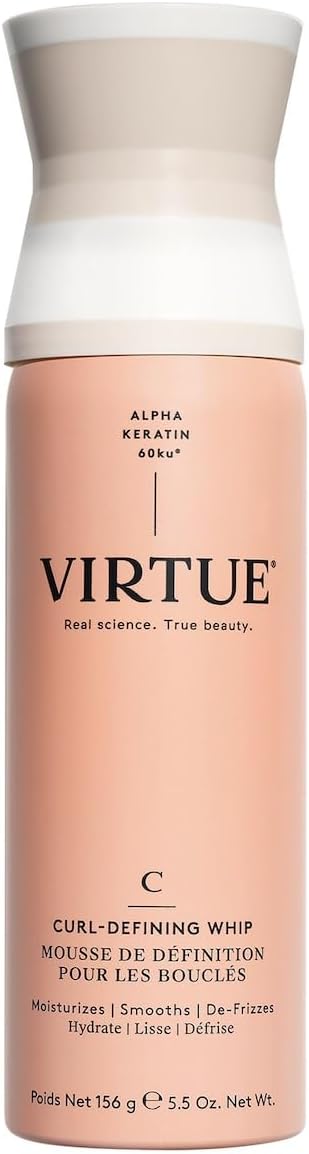 Virtue Curl SulfateFree Shampoo with Jojoba Oil Gently Cleanses Hydrates Repairs Curly Hair Colour Safe 155 ml