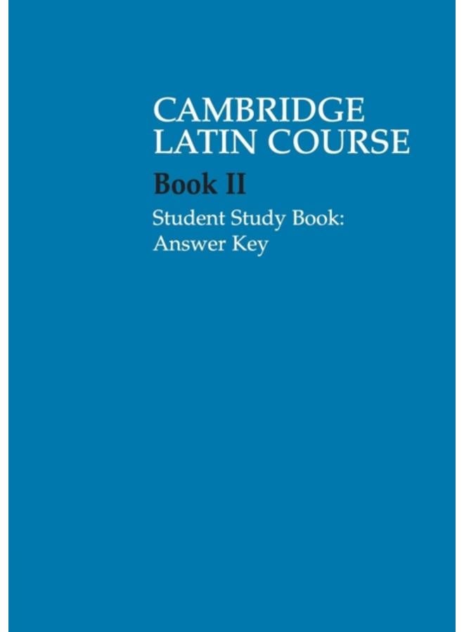Cambridge Latin Course 2 Student Study Book Answer Key